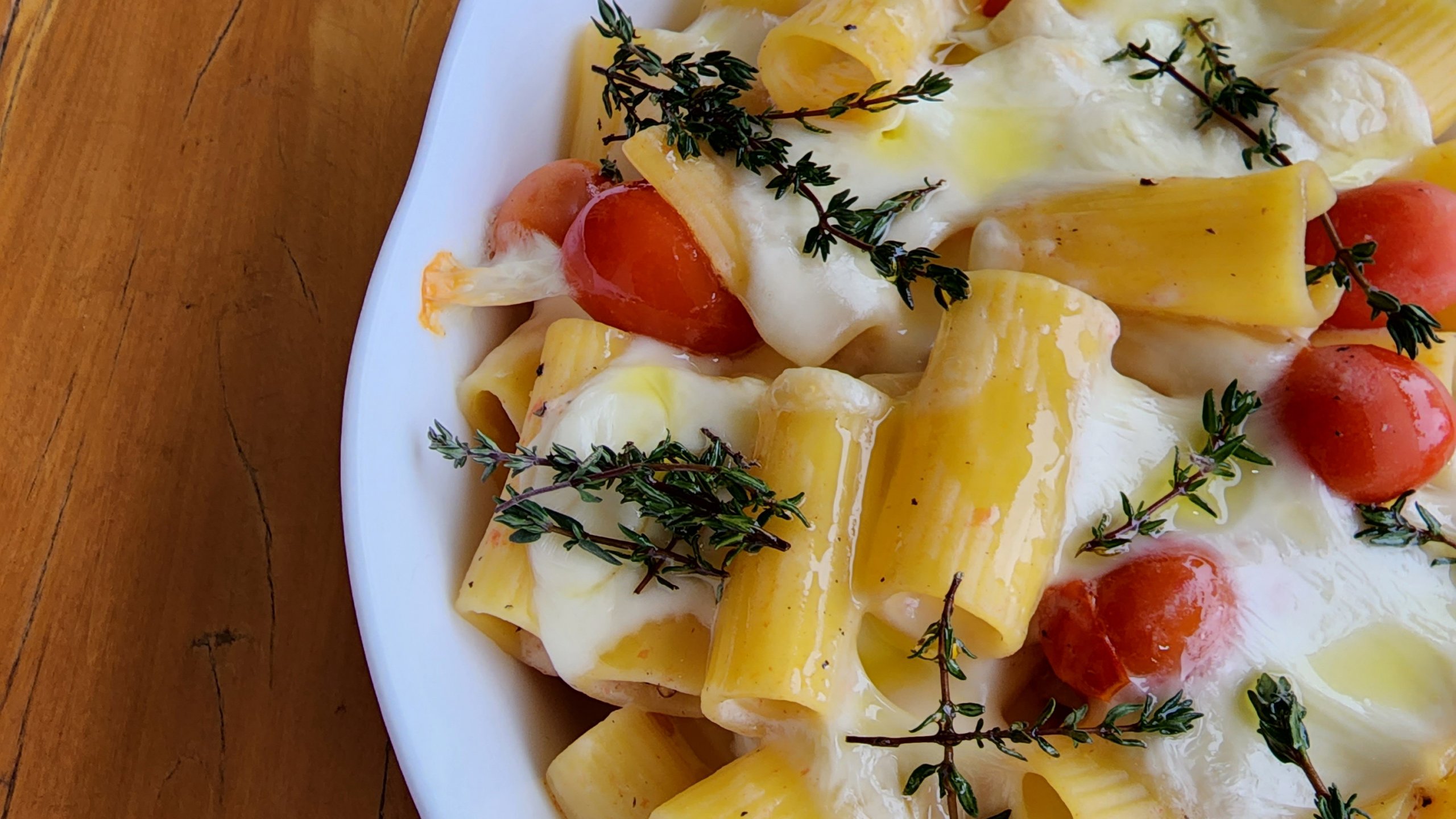 Rigatoni Vegetariano Sem Lactose • Clube de Receitas Atilatte
